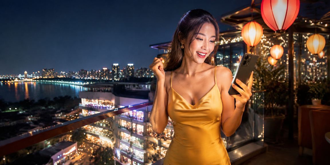 Người dùng Hà Nội trải nghiệm casino trực tuyến 907 tại chợ đêm trên điện thoại di động