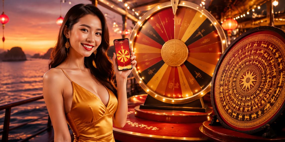 Người dùng Phú Quốc thử nghiệm bàn Roulette live casino trong không khí chợ đêm
